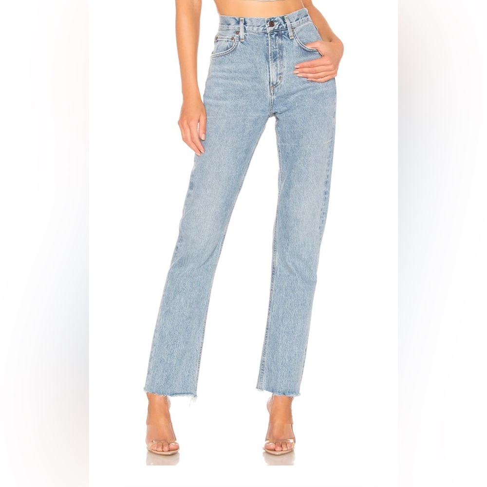 AGOLDE Jeans - Cherie High Rise Straight in Merit